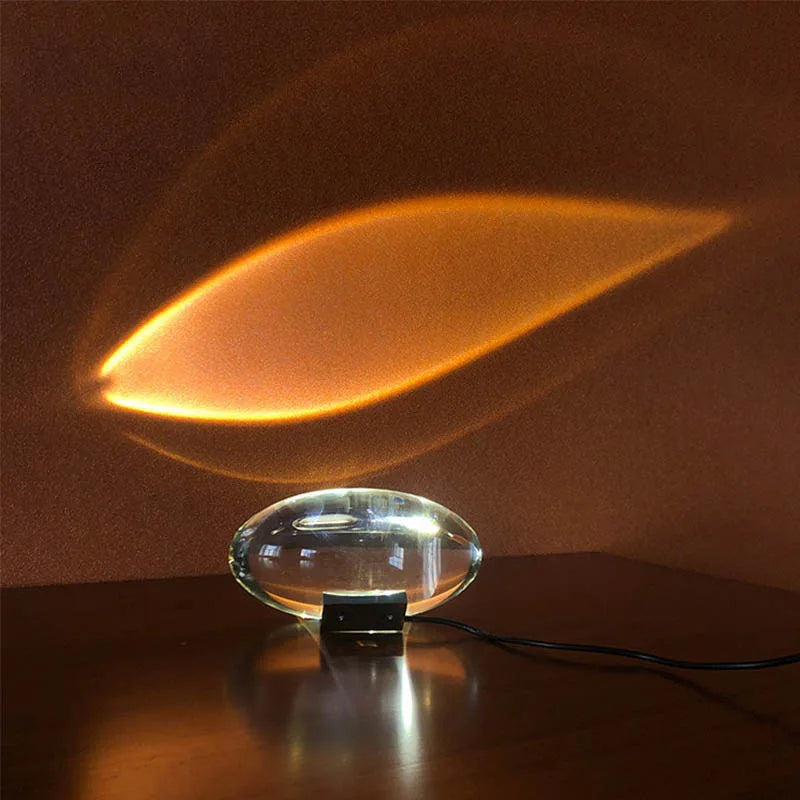 European Luxe Crystal Lamp Bedside Table Lamps For Living Bedroom Decor Light Night Projector Gift