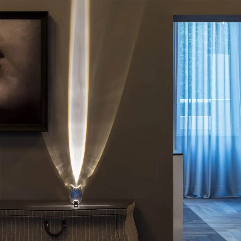 European Luxe Crystal Lamp Bedside Table Lamps For Living Bedroom Decor Light Night Projector Gift