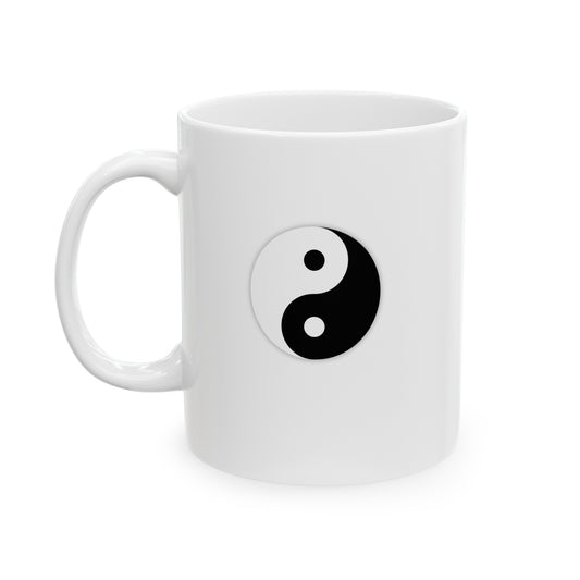 Zen Time & Yin Yang Effect Ceramic Mugs - Find Harmony in Every Sip