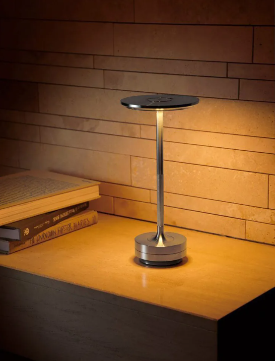 Multifunctional Rechargeable LED Table Lamp - Touch Sensor, Tri-Color Dimming, USB-C Charging, Waterproof IP54 - Ideal for Restaurant, Cafe, Dining, Bedroom, and Outdoor Use